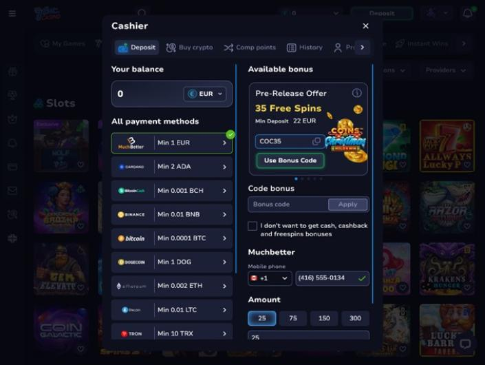 Review for 7Bit Casino - Pr